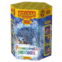 Разноцветные снежинки New Фейерверк купить в Таганроге | taganrog.salutsklad.ru