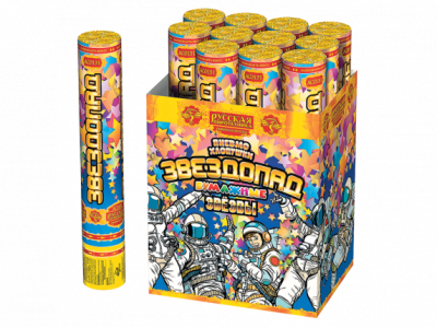 Звездопад 30 Пневматическая хлопушка купить в Таганроге | taganrog.salutsklad.ru